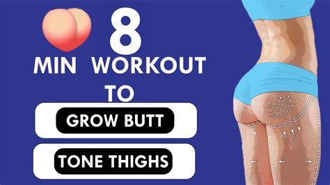 8 Min For A Bigger Butt And Thighs The Best Workout To Lift And Tone Your Butt And Thighs