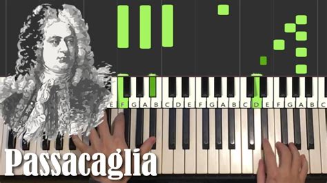 Händel Passacaille Piano Tutorial Lesson Youtube