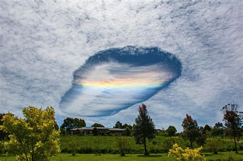 An Unusual Cloud Phenomenon Above The Skies Of Victoria Australia