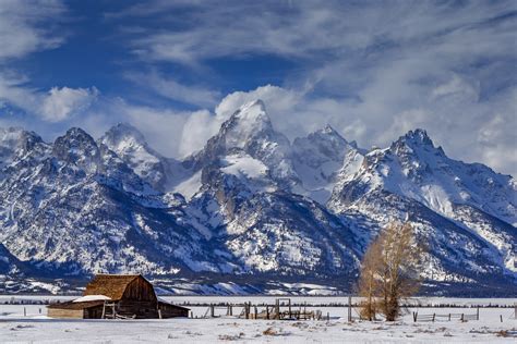 Mormon Row Winter Snow Grand Tetons Fine Art Photo Print Joseph C Filer