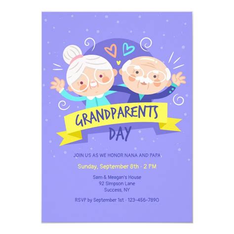 Grandparents Day Invitation Au