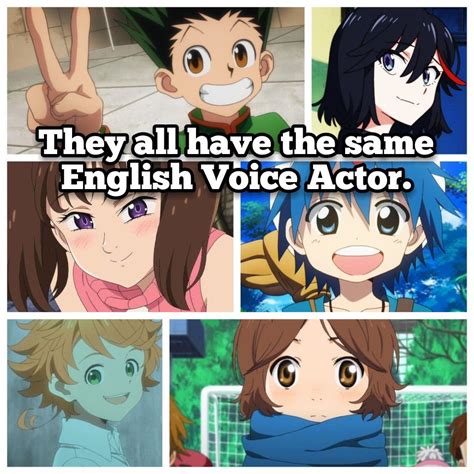 Anime Characters That Have The Same Voice Actor Animeze