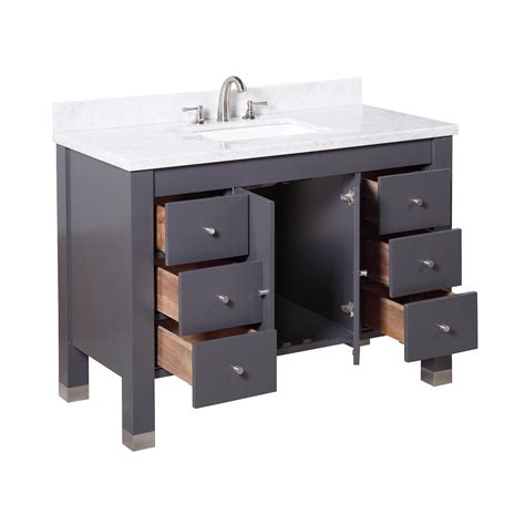Bath accessories are a collection of handy items that help to keep your hygiene supplies and toiletries organized and easy for you to access. KBC Riley 48" Single Bathroom Vanity Set | Wayfair