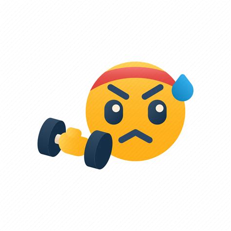 Exercising Emoji Expression Emotional Exercise Workout Strong Icon Download On Iconfinder