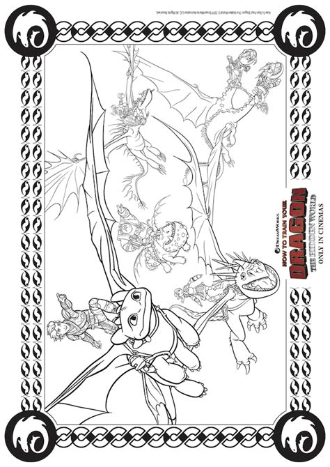 How to train your dragon coloring book. How to Train Your Dragon Printables