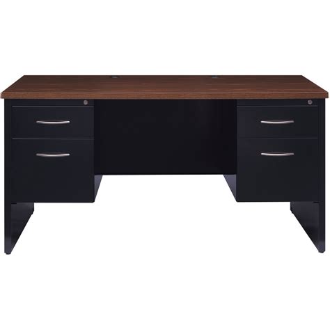 Llr 79141 Lorell Fortress Modular Series Double Pedestal Desk