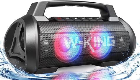 W King Bluetooth Speaker Wireless100w Peak 70w Rms Portable Speakers