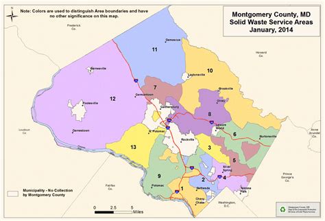 Map Of Montgomery County Md