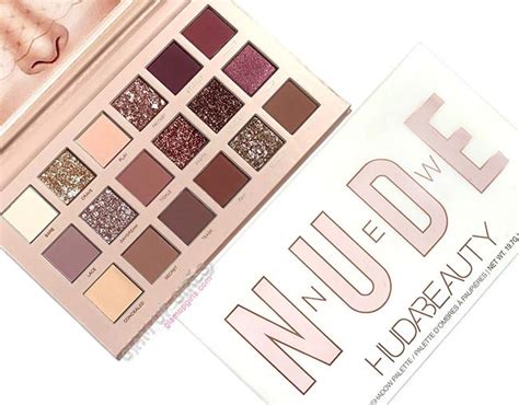 Huda Beauty New Nude Eyeshadow Palette Review And Swatches Glam Up Girls