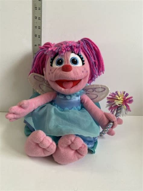 Sesame Street Sesame Place Abby Cadabby Plush Doll With Fairy Wings