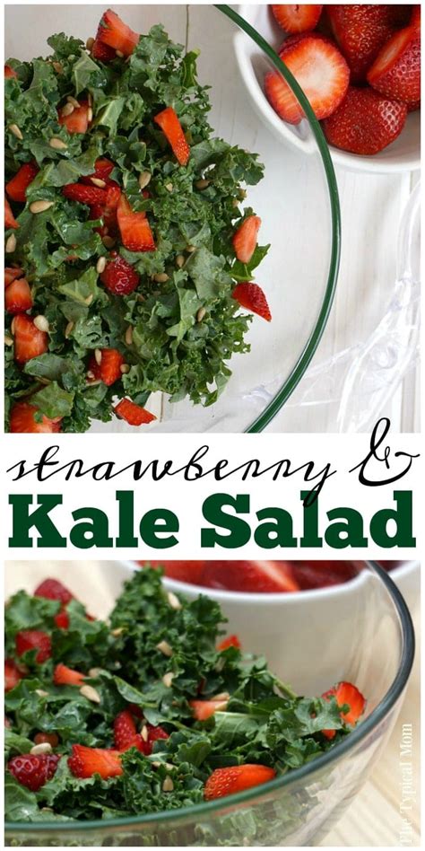 Kale Strawberry Salad · The Typical Mom