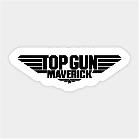 Top Gun Black Maverick Top Gun Aufkleber Teepublic De