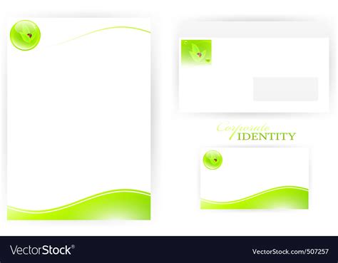 Corporate Identity Set Royalty Free Vector Image