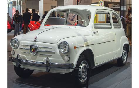 Historic Fiat Abarth 850 Tc On Display At The Paris Rétromobile Show