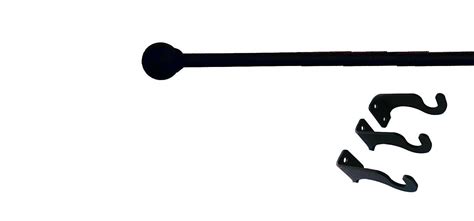 Wrought Iron Curtain Rod Scroll 21 to 35 inches | Curtain rods, Iron curtain rods, Wrought iron
