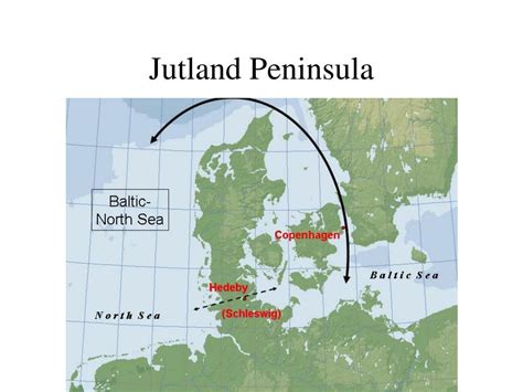 Jutland Peninsula Map