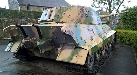 Surviving German King Tiger Tank In La Gleize Belgium Ardennes