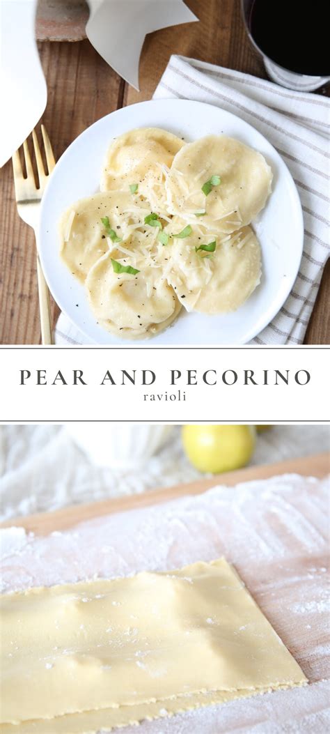 Homemade Ravioli With Pear And Pecorino Ravioli Recipe Homemade