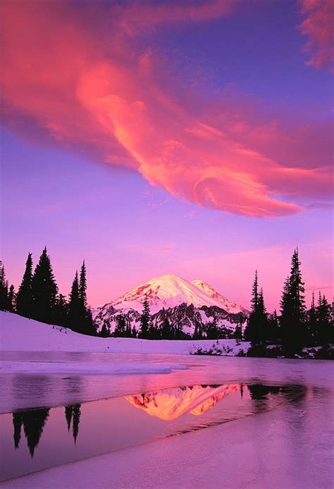 Travel Pinspiration 5 Beautiful Sunrises Mount Rainier