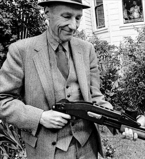 Burroughs In Garden With Shotgun 1981 Photograph By Ruby Ray