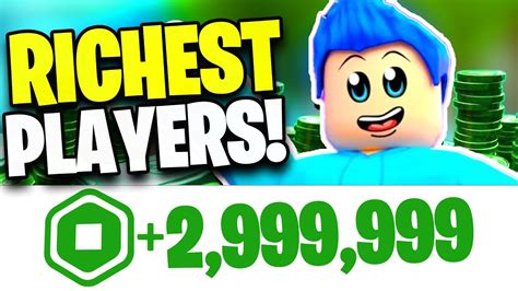 8 Most Richest Roblox Players Ever Youtube