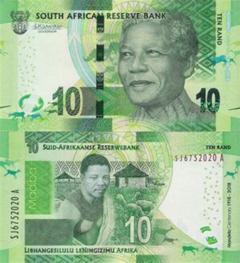 10 Rand Mandela Birth Centenary South Africa Numista