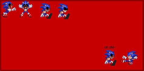 Sonicexe Sprite Sheet V1 By Stickyashton On Deviantart