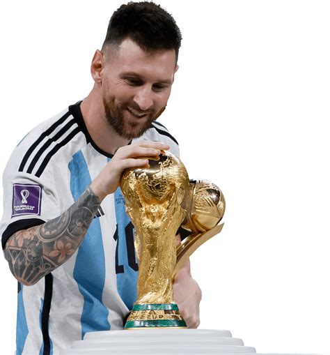 Lionel Messi Argentina Football Render Footyrenders