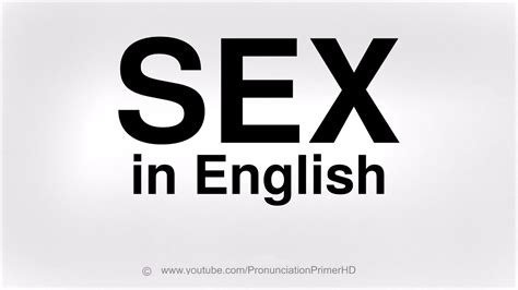 How To Pronounce Sex In English 2022 Youtube