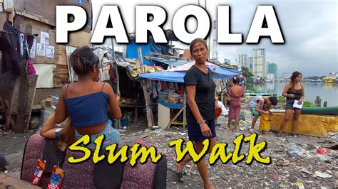 Walking Slums Of Parola Tondo Manila Philippines 4k Youtube