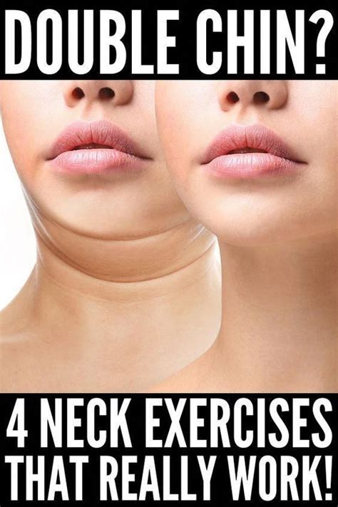 Get Rid Of Double Chin Double Chin Exercises Chin Exercises Double Chin