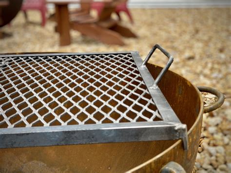 Handcrafted Fire Pit Cooking Grate Custom Fire Pits Custom Fire Pit For Sale Made To