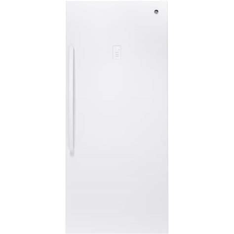 Ge Garage Ready 213 Cu Ft Frost Free Upright Freezer In White