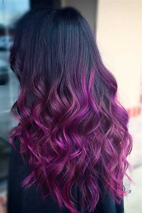 Black And Purple Hair