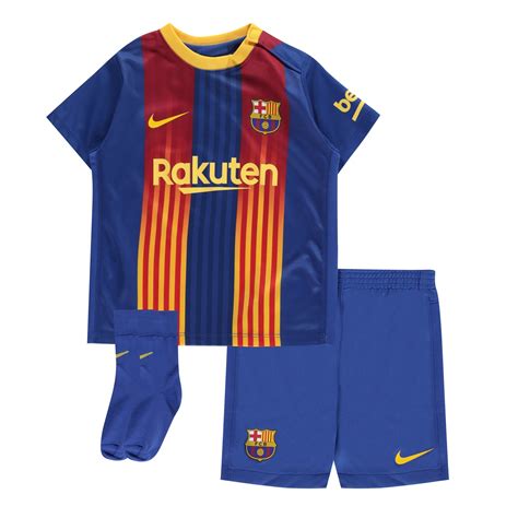 Nike Fc Barcelona Home Kit 2021 2022 Infants Domestic Replica