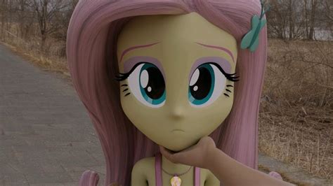 Meeting Fluttershy In Real World 3d Animation My Little Pony Comic