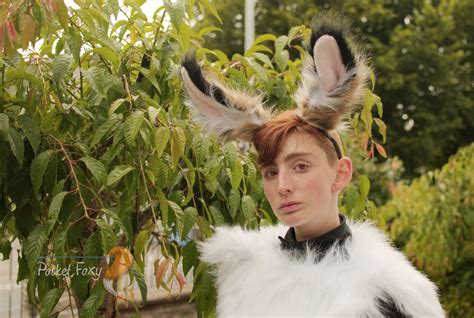 Brown Rabbit Ears Bunny Ears Tail Set Judy Hopps Fursuit Etsy
