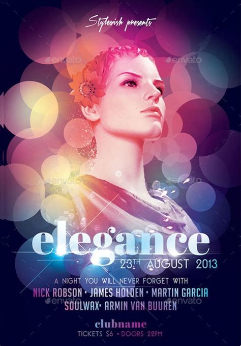 Elegant Flyer Template 27 Free And Premium Designs Download