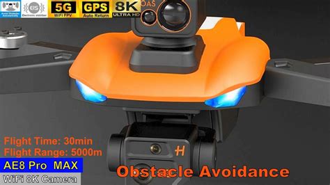 Ae8 Pro Max Obstacle Avoidance 8k Long Range Drone New Promo Video Youtube