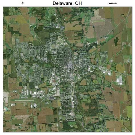 Aerial Photography Map Of Delaware Oh Ohio