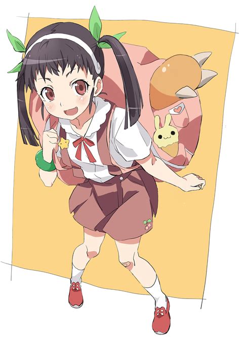 Hachikuji Mayoi Bakemonogatari Mobile Wallpaper By Hibimegane Zerochan Anime