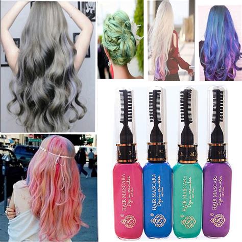 Wash off after half an hour. wholesale Hot New 10 Colors Gray Hair Color Professional ...