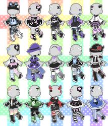 Pastel + Goth Outfit Adoptables (closed) by Horror-Star | Pastel goth outfit, Pastel goth ...