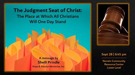 Alive Service 09 28 19 The Judgment Seat Of Christ Hope And Passion Ministries
