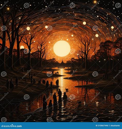 A Mystical and Awe-Inspiring Depiction of a Creative Manipulation Stock