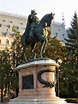 Equestrian statue of Stephen III of Moldavia in Iasi Romania