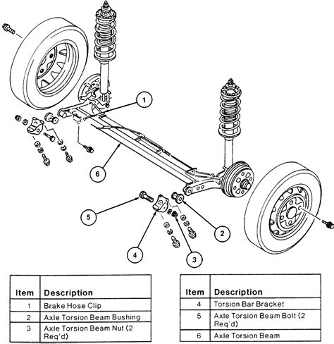 Repair Guides Rear Suspension Axle Torsion Beam