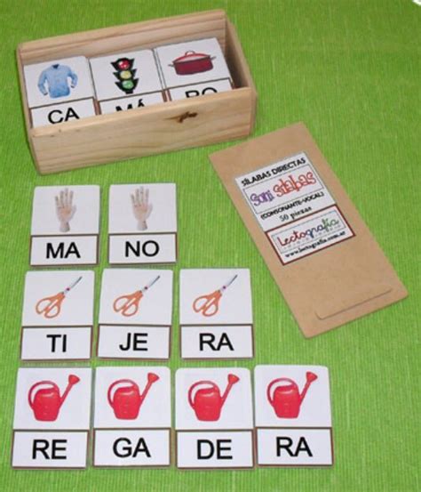 Aquí encontraréis juegos caseros para aprender los colores, los números, las formas, el abecedario, . Conciencia silábica | Actividades, Lectoescritura ...