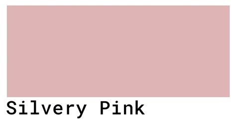 Silvery Pink Color Codes The Hex RGB And CMYK Values That You Need