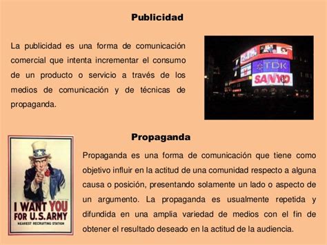 Cuadros comparativos entre Publicidad y Propaganda Diferencias más importantes Cuadro